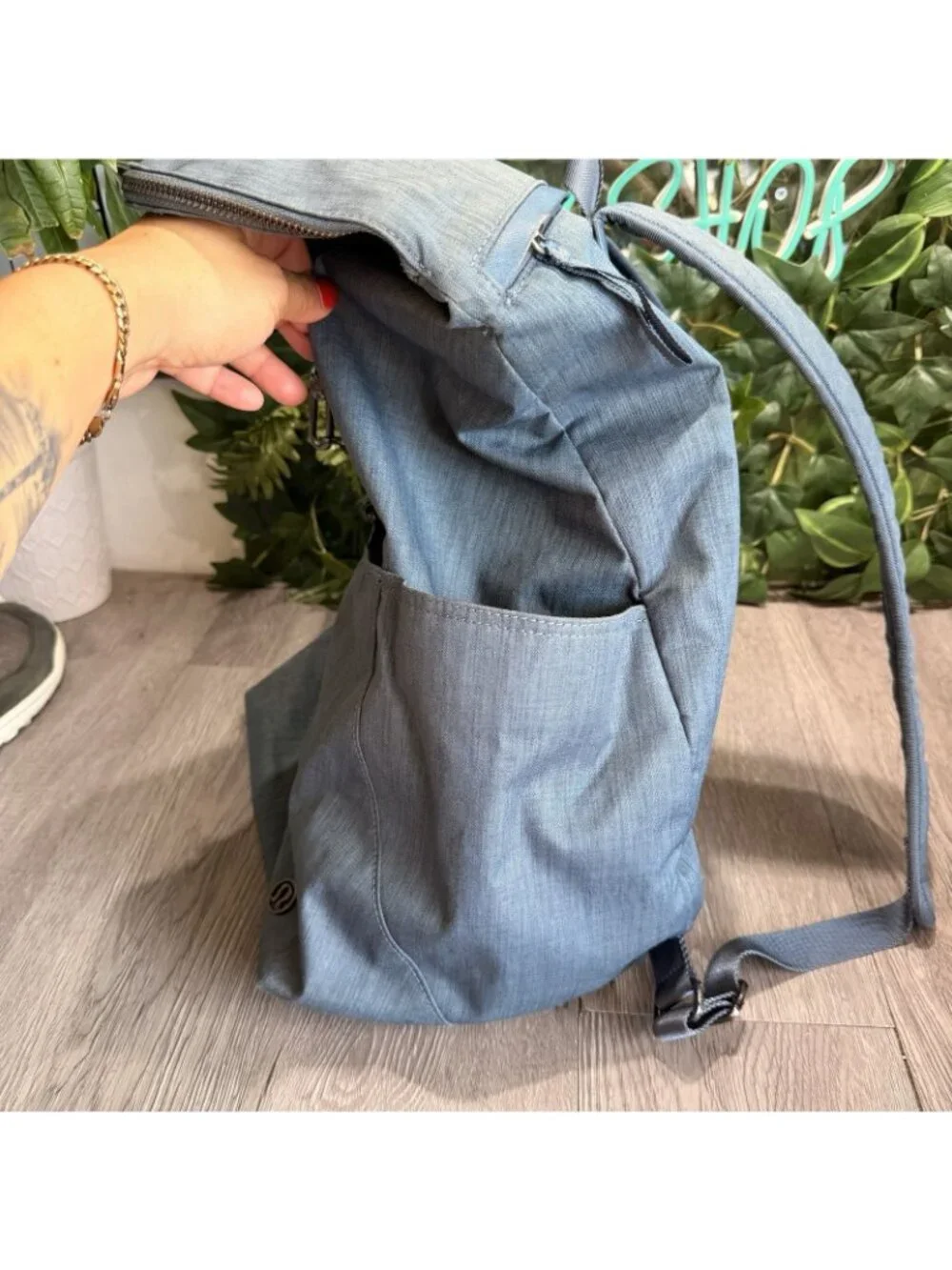 LULULEMON GO WILD BACKPACK BLUE Casual Everyday GYM FITNESS YOGA SPORT LIGHT